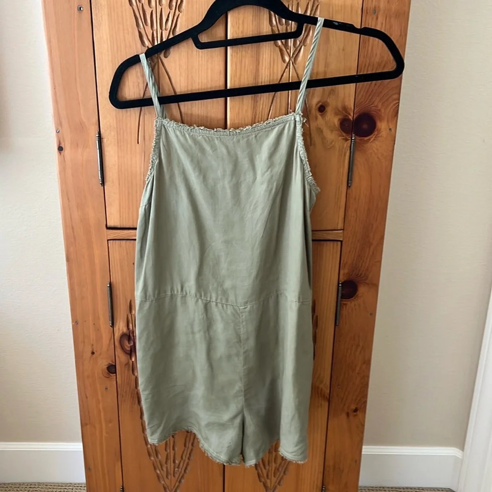Bella Dahl Olive Green Playsuit NWOT SzXS
